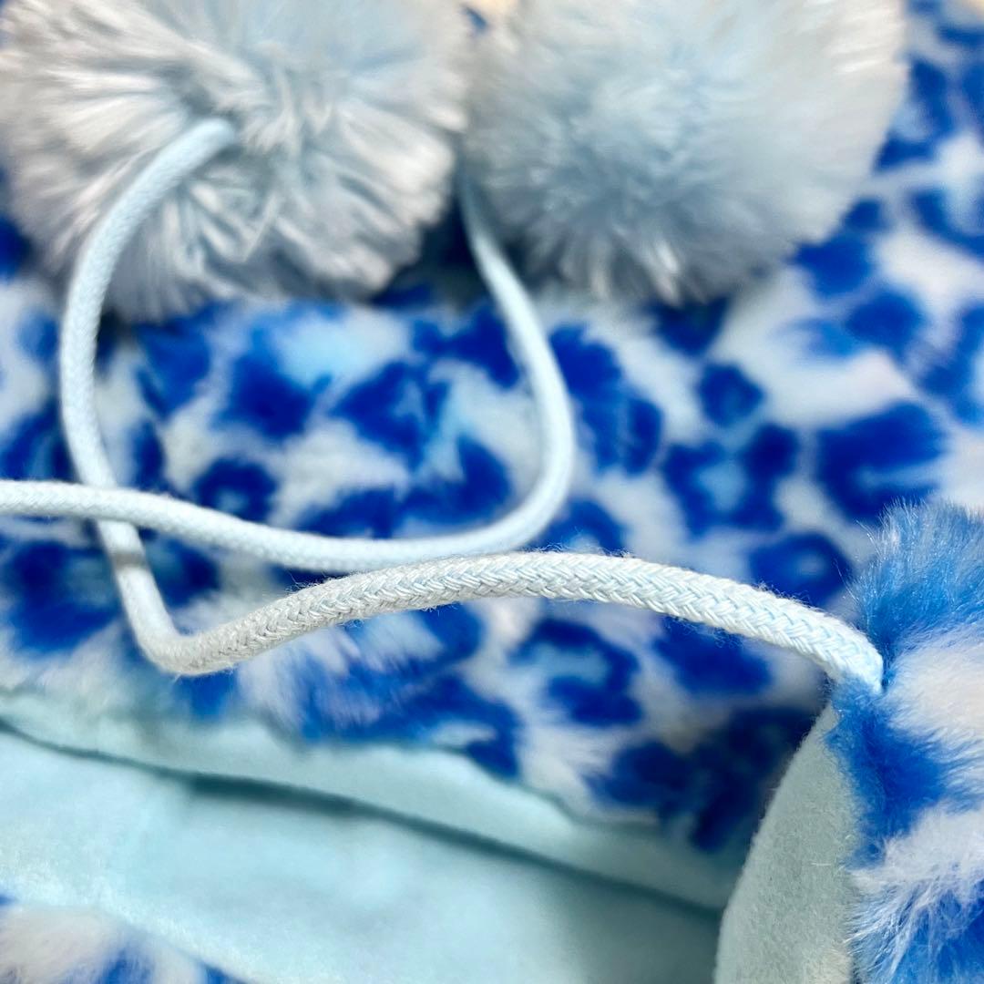 ディズニー ミニー ファンキャップ ヒョウ柄 青 - メルカリ