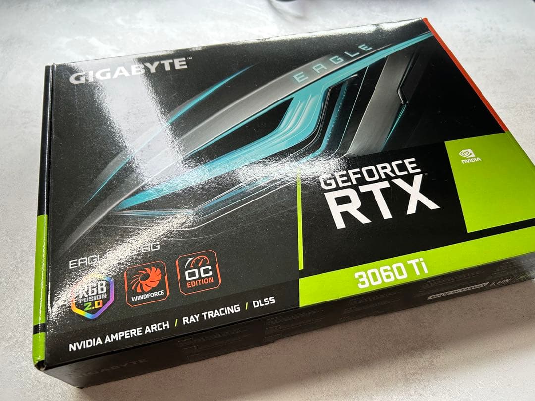 グラフィックボード・グラボ・ビデオカード Gefoce GIGABYTE RTX3060Ti EAGLE 8GB