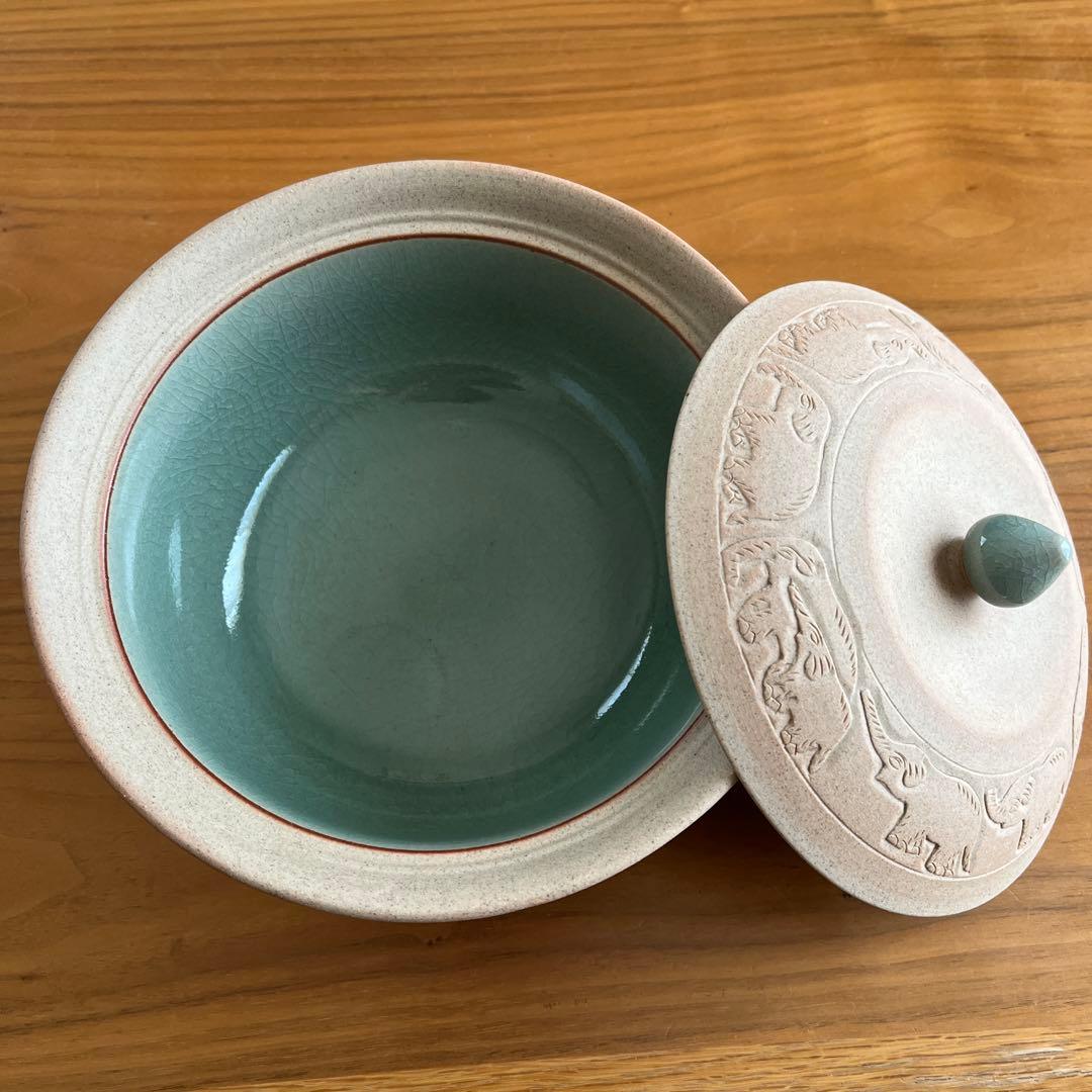 セラドン焼き タイ サイアムセラドン 青磁 象 アジアン雑貨 - メルカリ