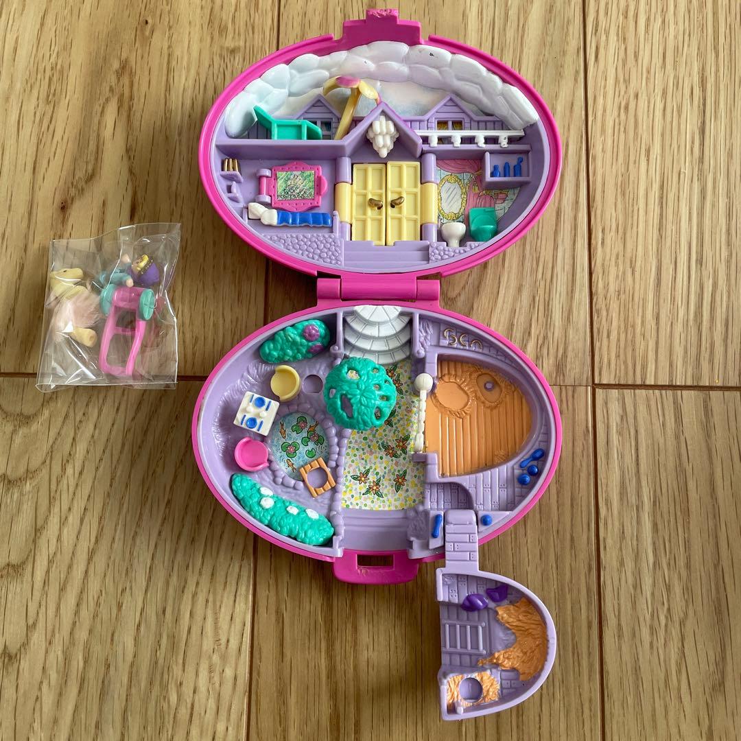 ポーリーポケット Polly Pocket 馬小屋 女の子 ピンク ミニチュア