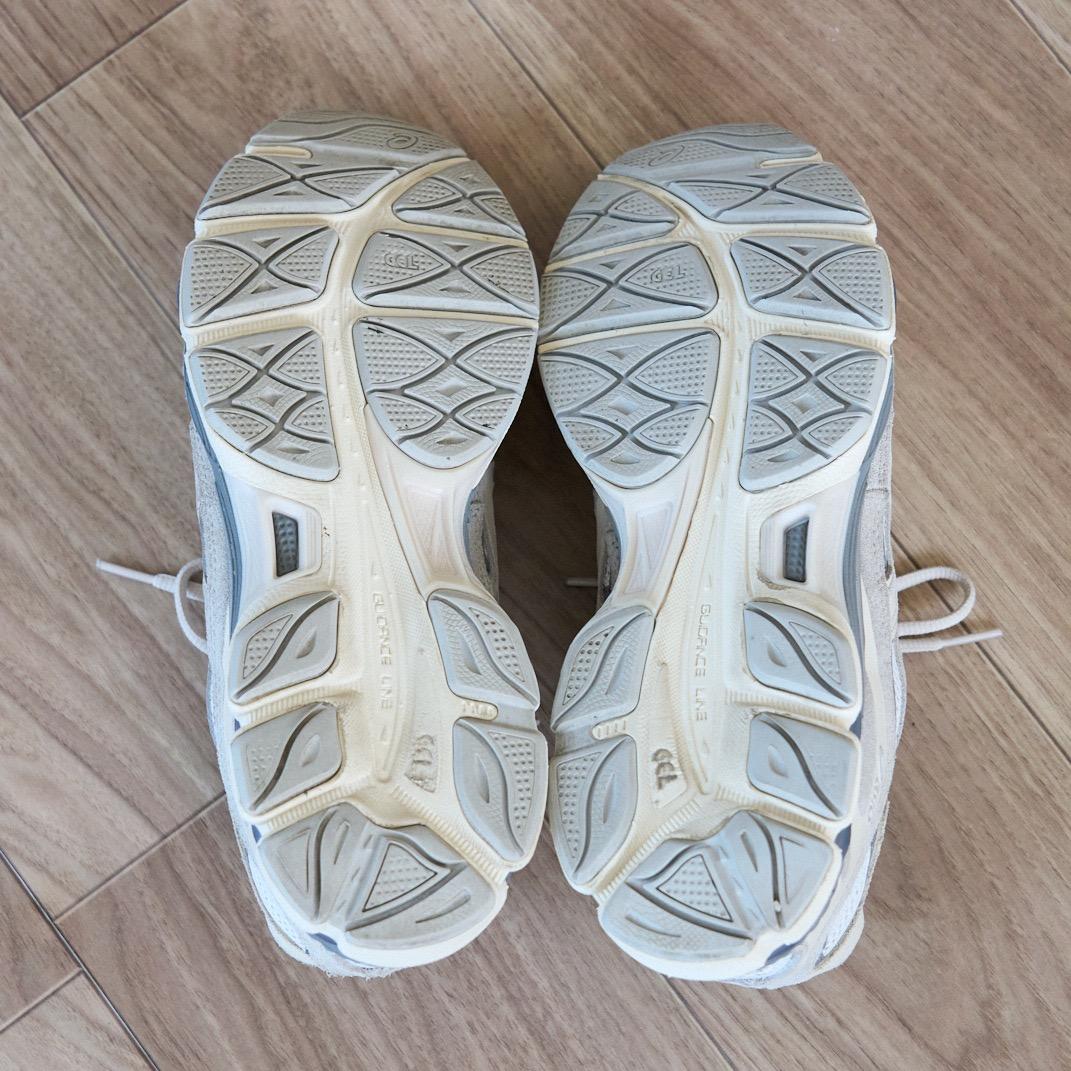 美品 ASICS GEL-NYC cream/oystergray 27.5cm