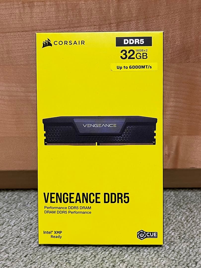 【新品未開封】 DDR5 メモリ CORSAIR 32GB 6000MHz CORSAIR 32GB VENGEANCE DDR5 6000 MHz UDIMM CMK32GX5M2E6000Z36