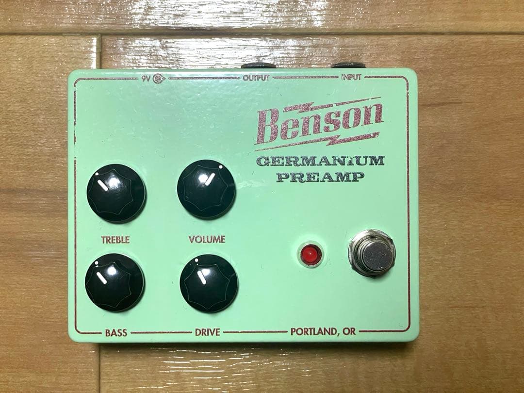 Benson Germanium Preamp ギター歪みペダル プリアンプ - メルカリ