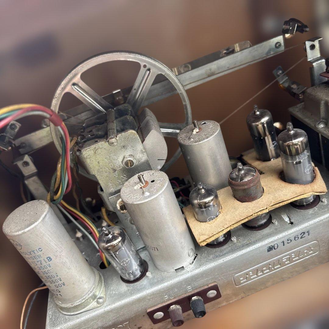 昭和レトロ　ナショナル　真空管ラジオ　ヴィンテージ　アンティーク