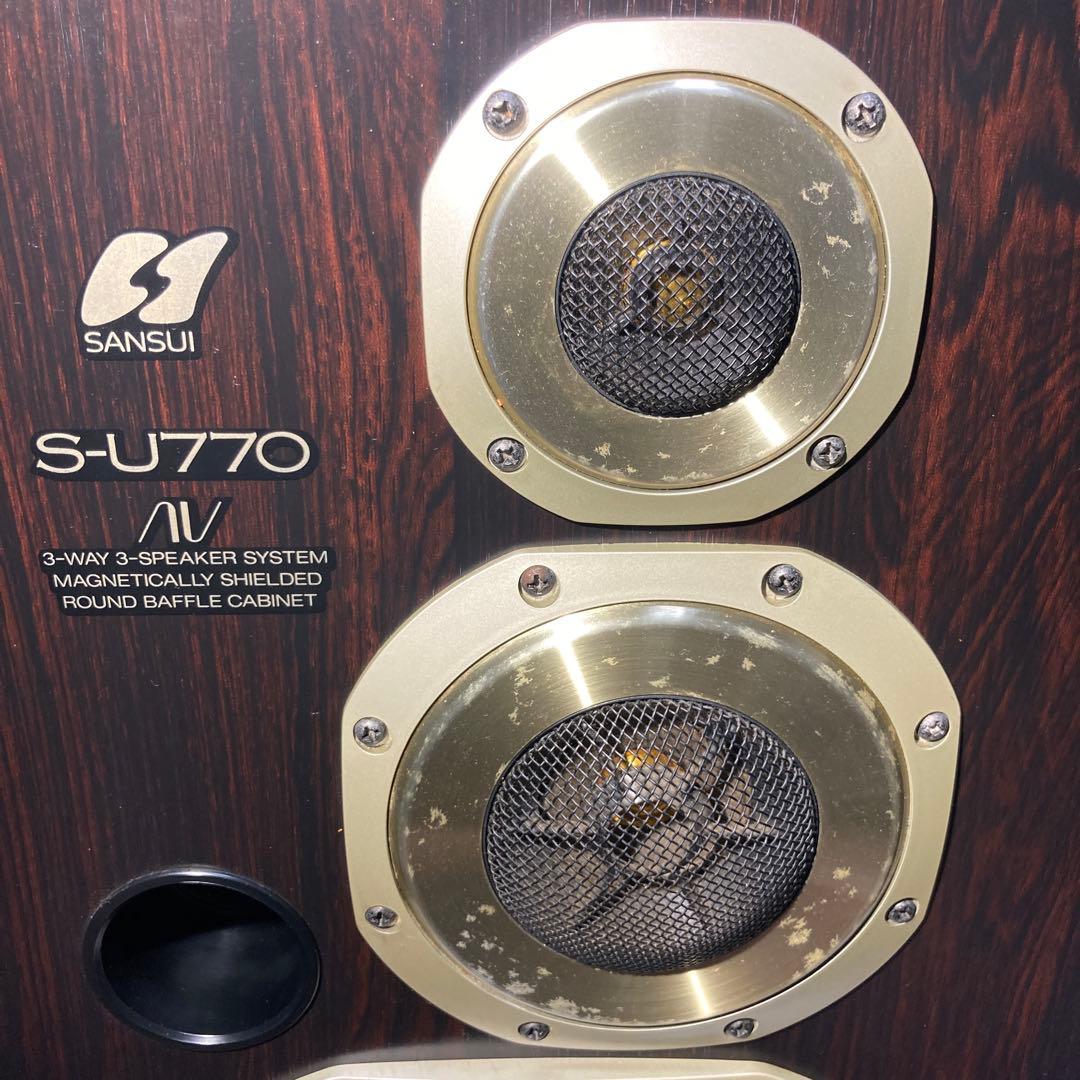 ジャンク】サンスイ 3WAY SPEAKER S-U770 ビンテージ品 - メルカリ