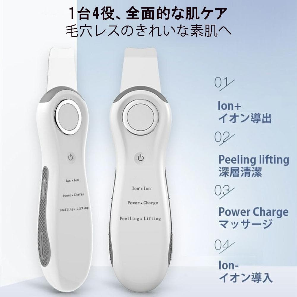 超音波イオンクレンザー イオン導出 導入 マッサージ