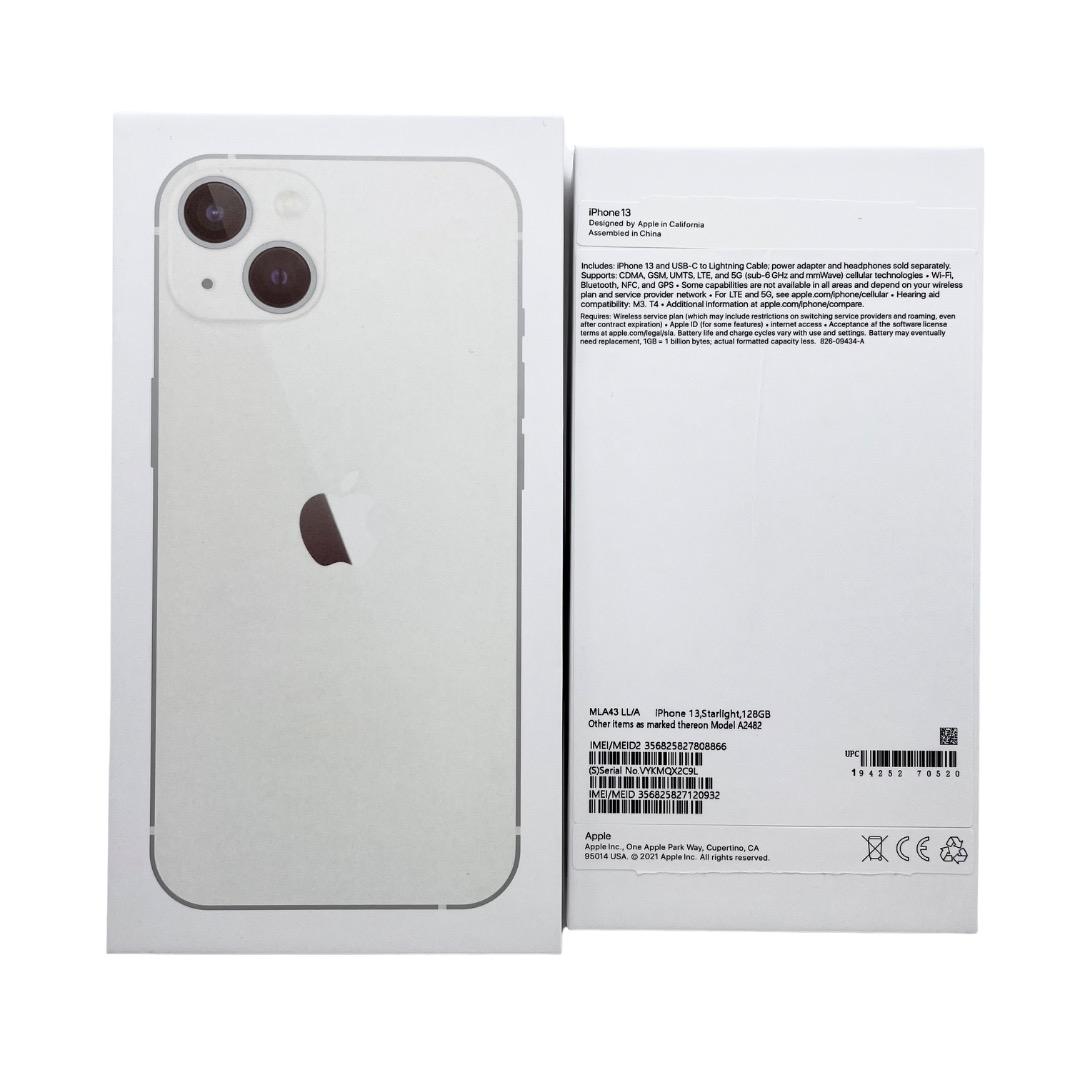 iPhone 13 128GB SIMフリー Apple純正バッテリー100%