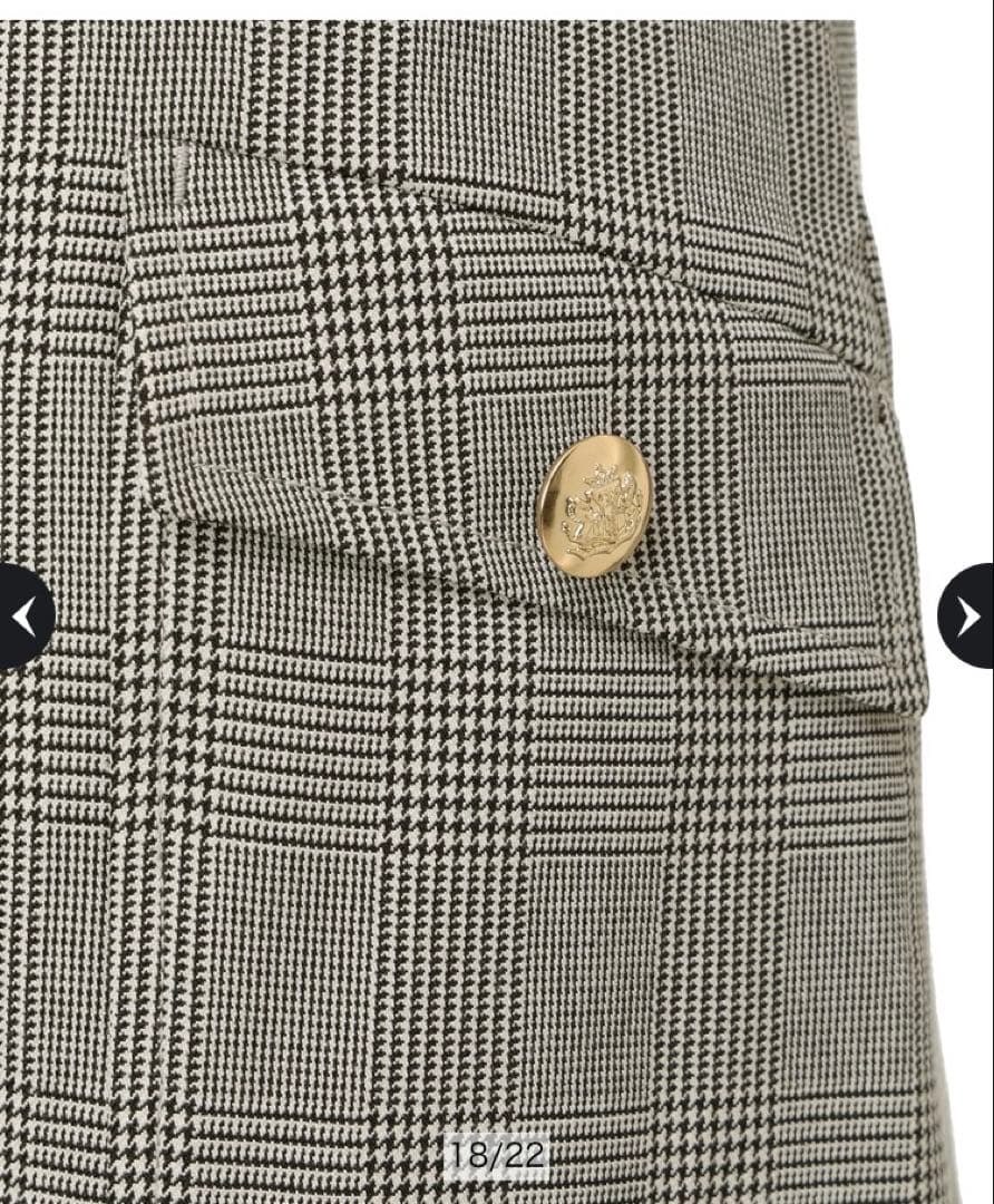 JUSGLITTY フロント釦ミニジャンスカ Mサイズ新品未使用 - メルカリ