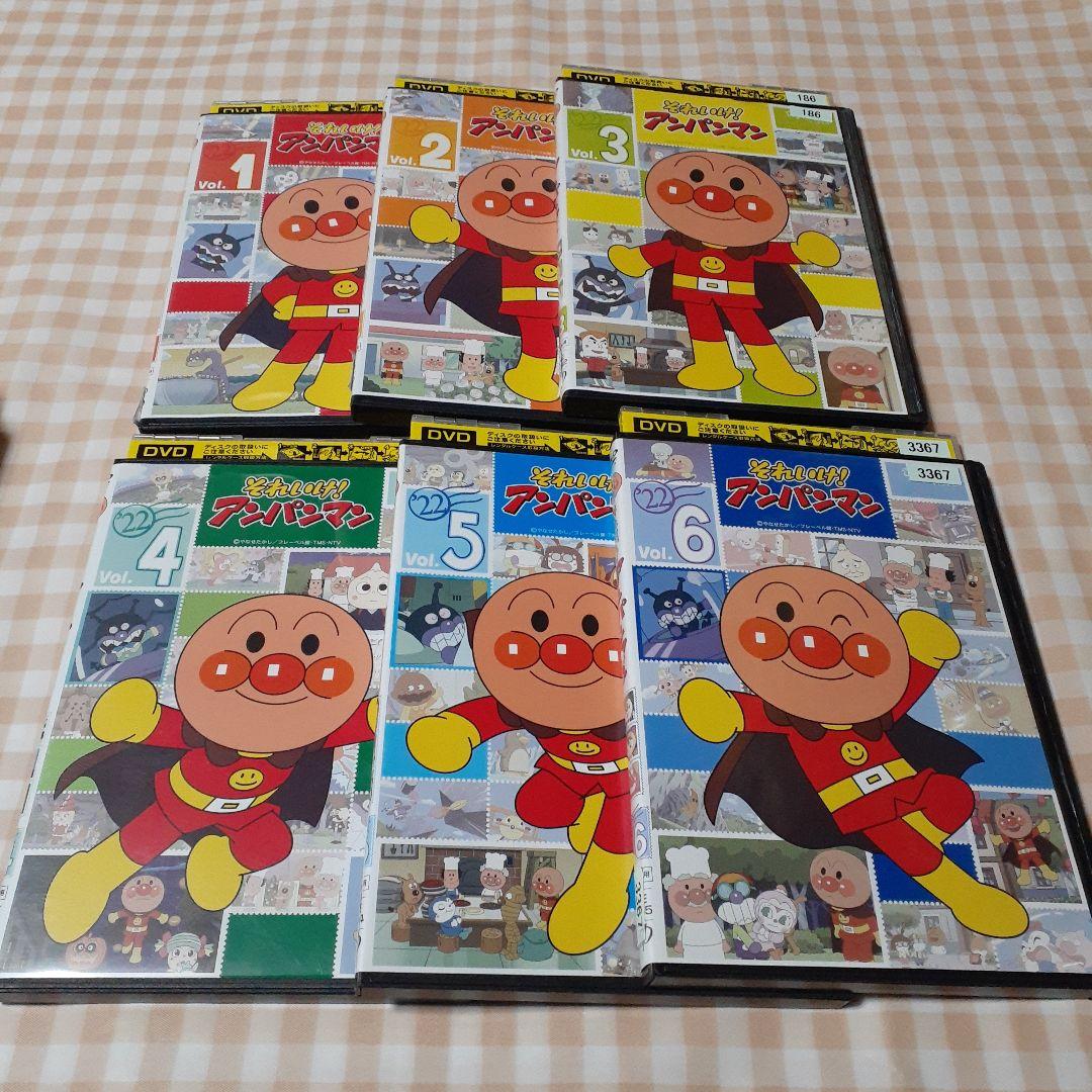 それいけ！アンパンマン 22 1～6巻 レンタル使用DVD - メルカリ