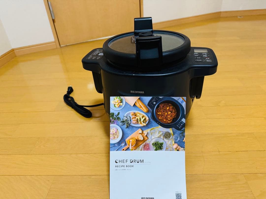 【美品】IRIS OHYAMA シェフドラム　24年式 IRIS OHYAMA（アイリスオーヤマ） シェフドラム 全自動調理マシン 自動