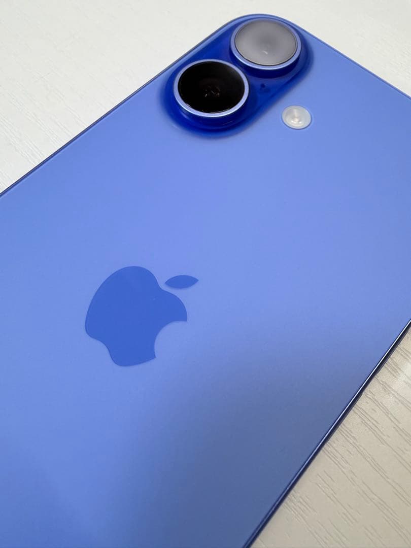 【美品】Apple iPhone 16 128GB 本体　ウルトラマリン