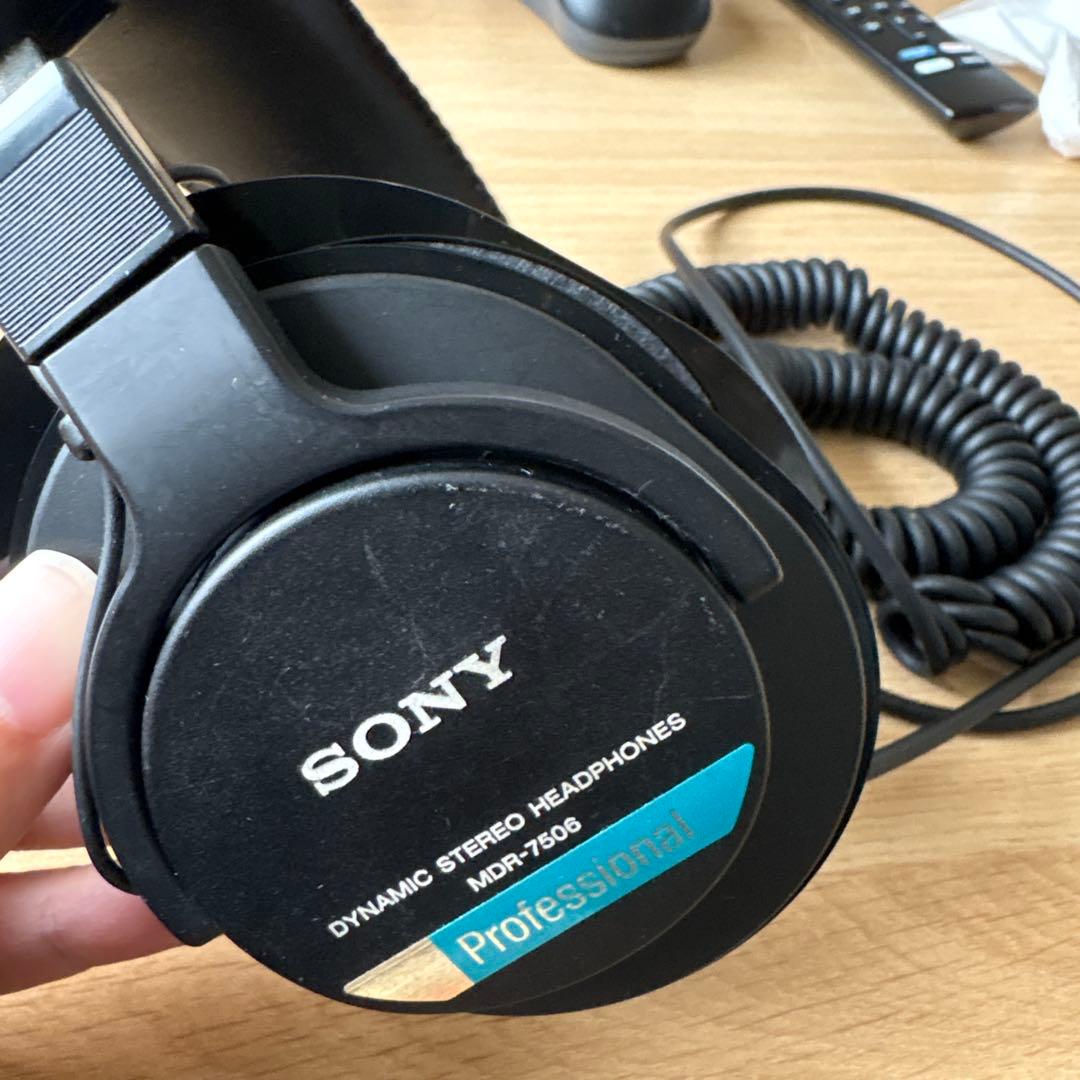 SONY MDR-7506 モニター ヘッドホン イヤーパッド無 や*ん様 SONY MDR