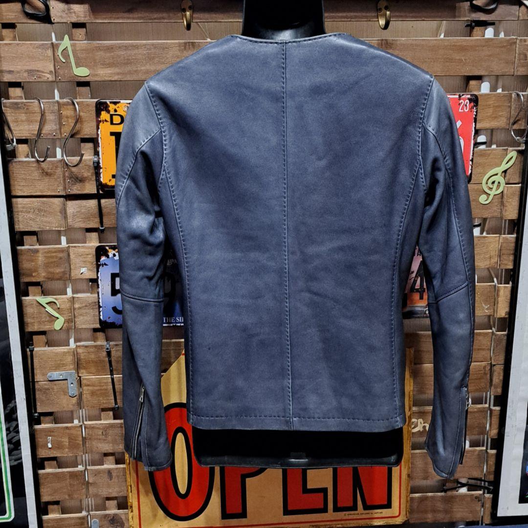 定価4.2万 Black by VANQUISH ラムレザーライダースジャケット - メルカリ