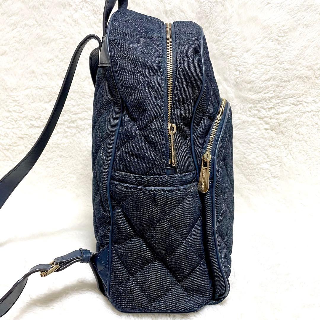 最終値下げ】MICHAEL KORS デニム レザー リュック キルティング