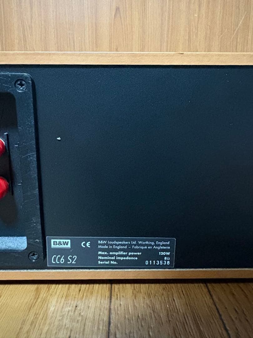 B&W センタースピーカー CC6 S2