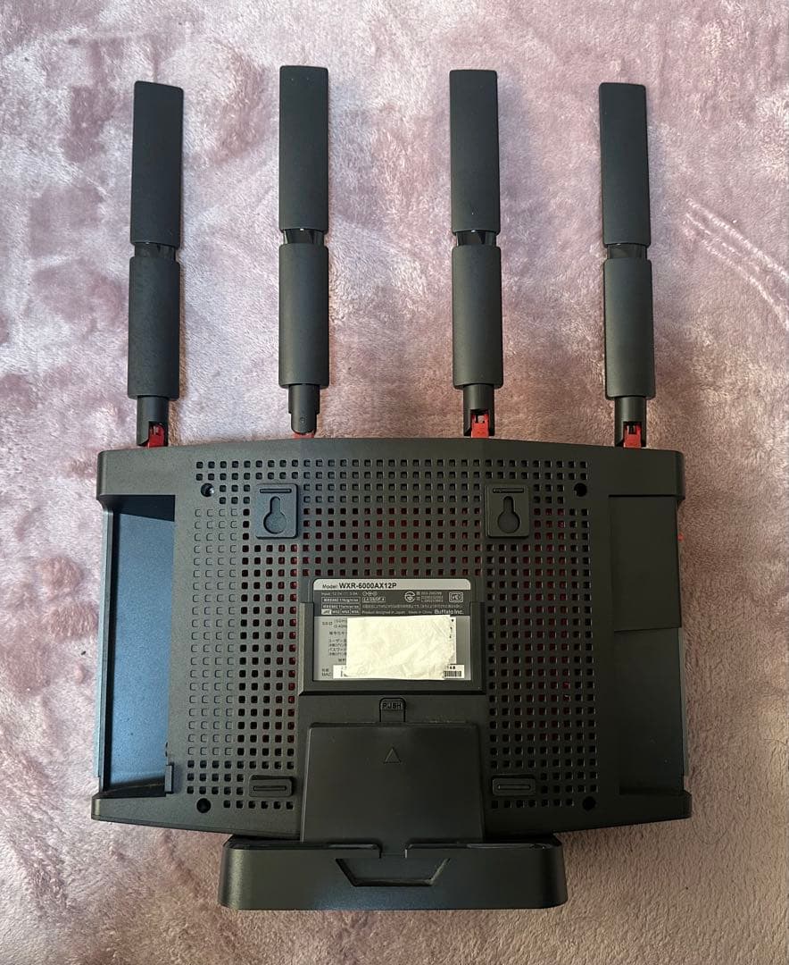 BUFFALO WXR-6000AX12P Wi-Fi 6 ルーター 10ギガ