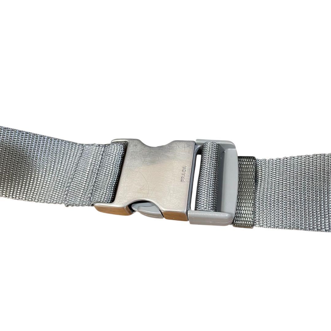 プラダスポーツ ウエストポーチ 4VA107 ナイロン 黒 ロゴプレート