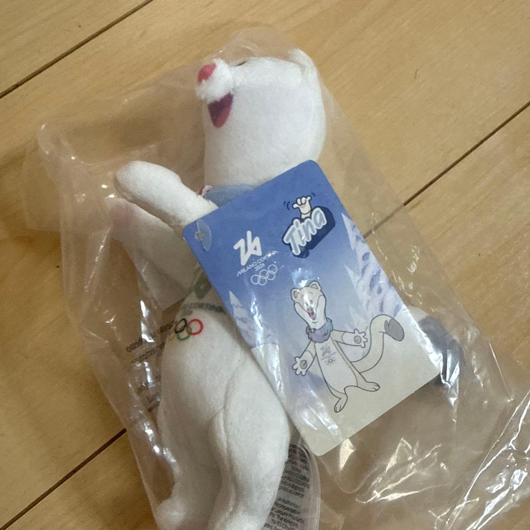 Tina ティナ ミラノオリンピック 公式マスコット ぬいぐるみ 18cm