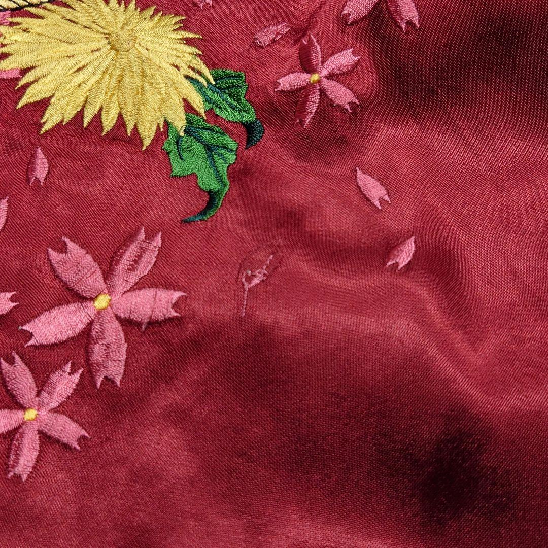 百花繚乱 リバーシブルスカジャン 般若 レーヨン M - メルカリ