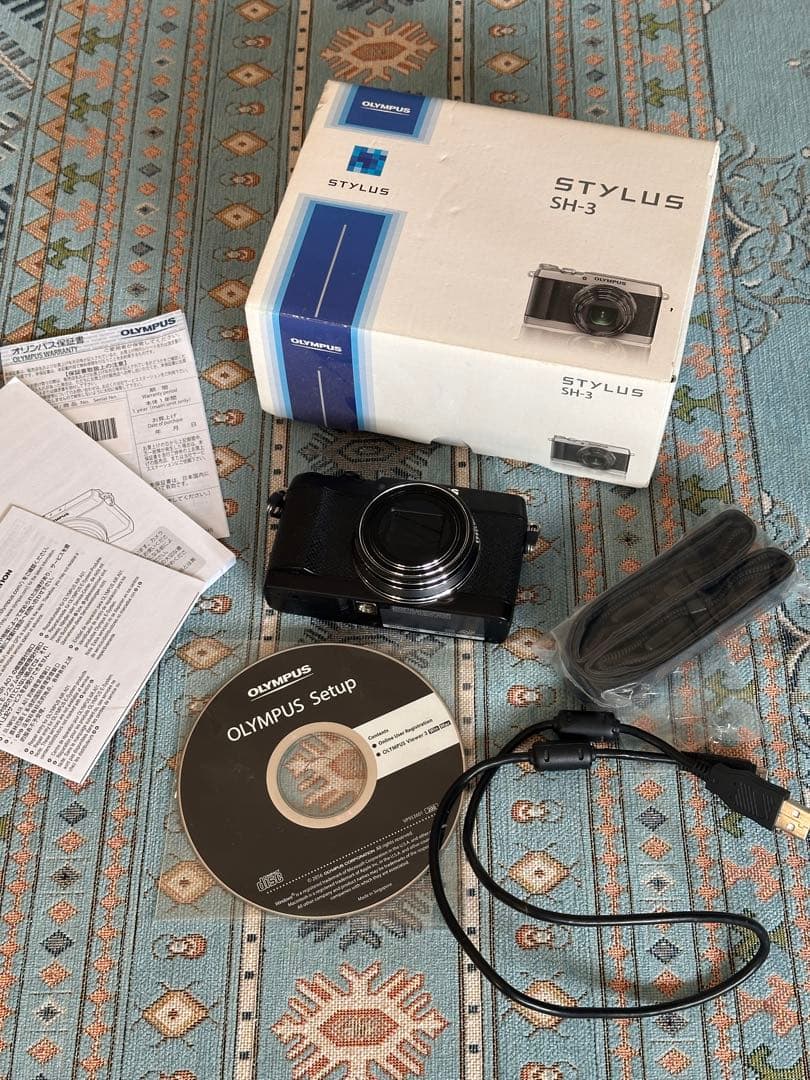 OLYMPUS STYLUS ブラック SH-3