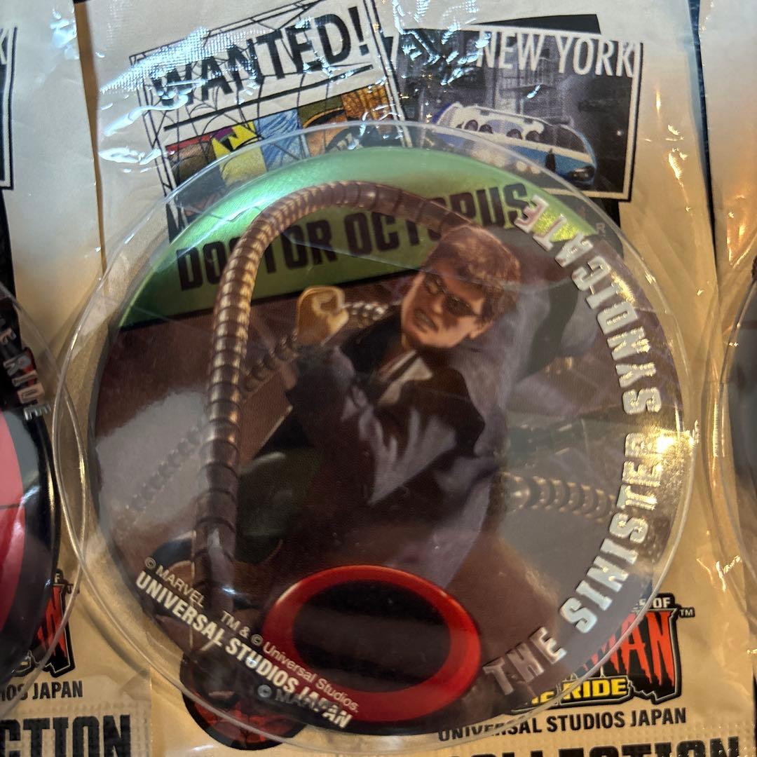 USJ スパイダーマン缶バッジ ユニバ スパイダーマン缶バッジ ユニバ