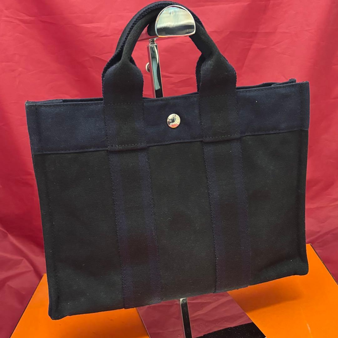 HERMES☆フールトゥPM ブラック＆ネイビーの通販はau PAY マーケット