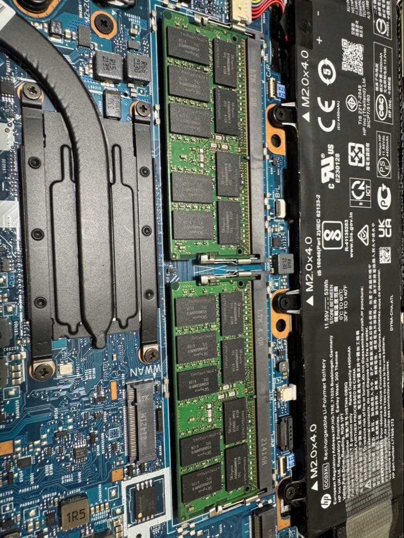 M8 skhynix16GB2枚32GBセット BIOSチェック✓