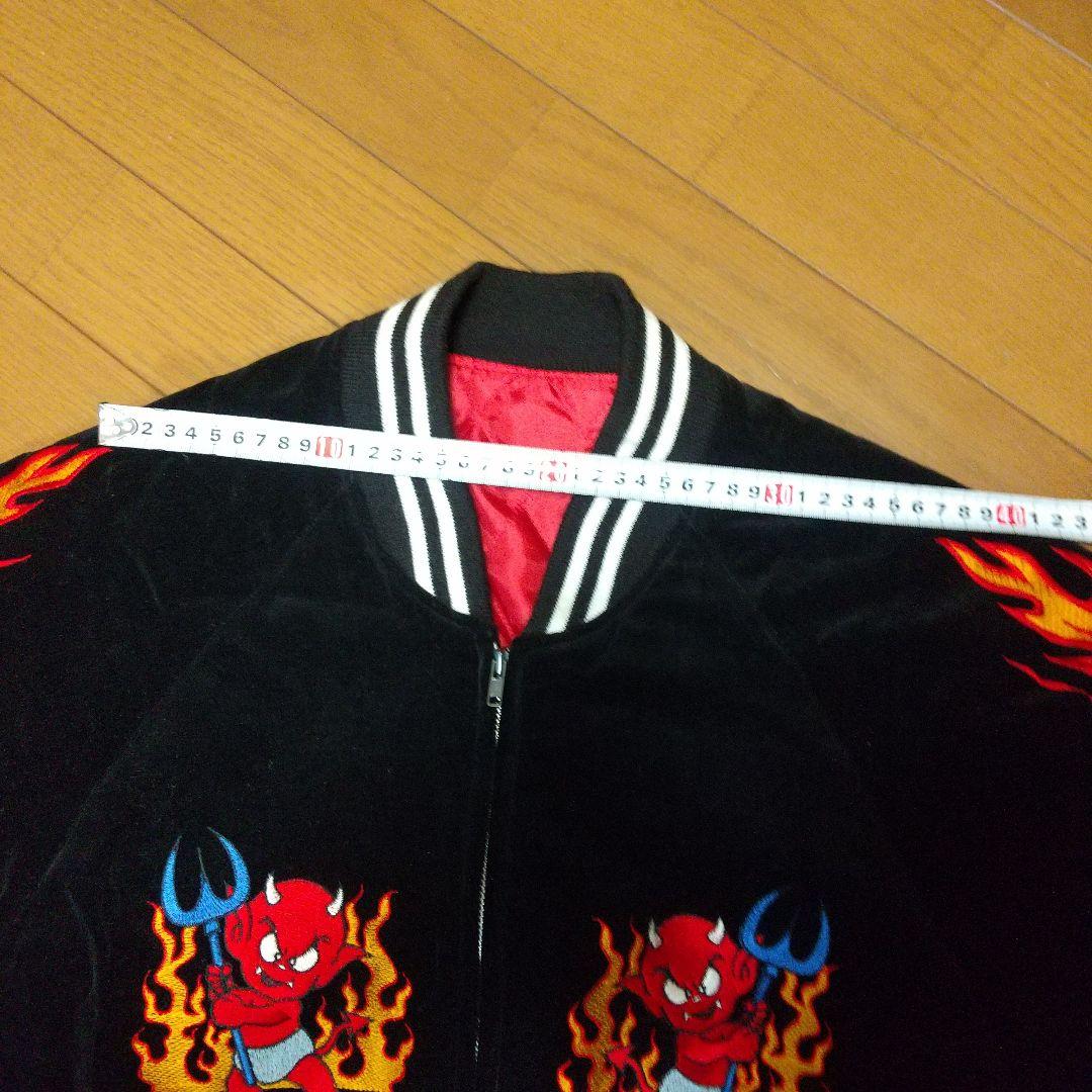 GREAT RED HOT POWER OF DEVILS スカジャン 刺繍 - メルカリ