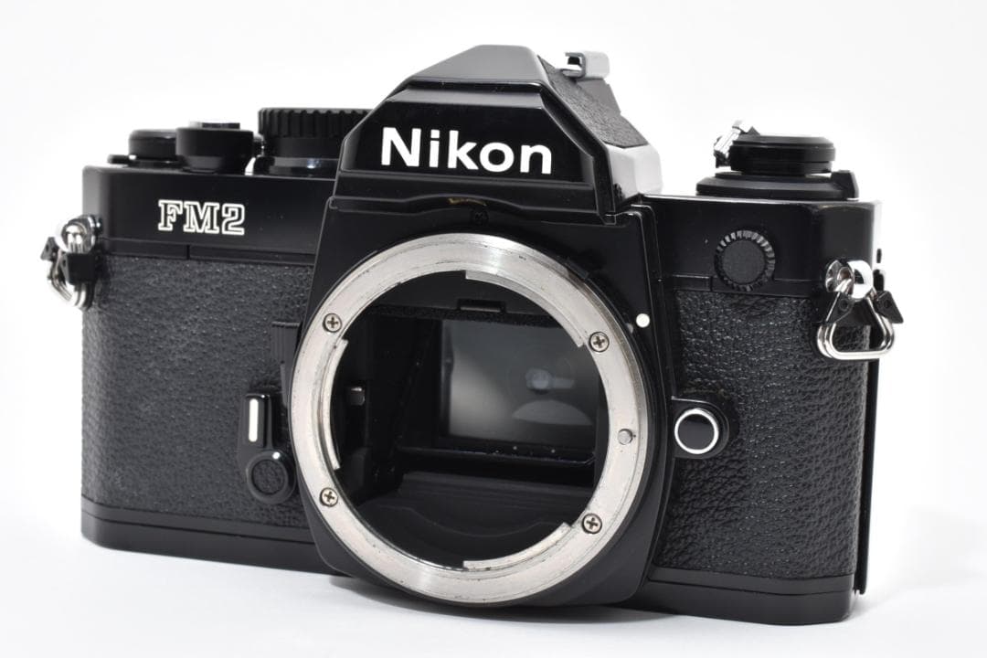 美品 Nikon New FM2 一眼レフフィルムカメラボディ ブラック ニコン