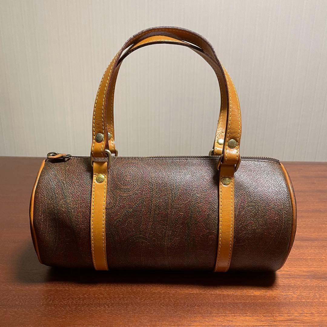 最終価格ETRO エトロ ペイズリー柄 ロールバッグ ミニボストン