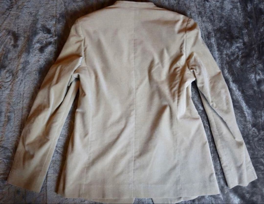 11／19売切トゥモローランド ベロアノーカラースーツ