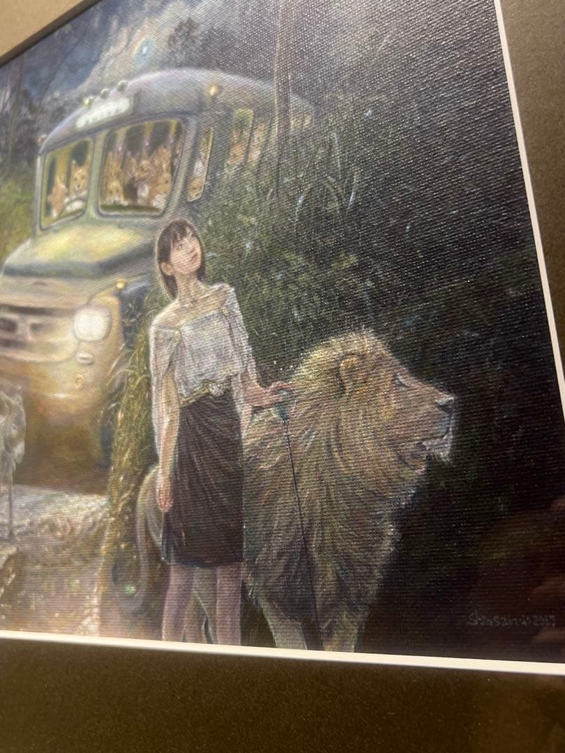 現代アート リアリズム 西野親 【しらないせかい】 肉筆画