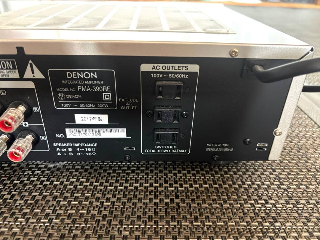 DENON PMA-390REプリメインアンプ シルバー