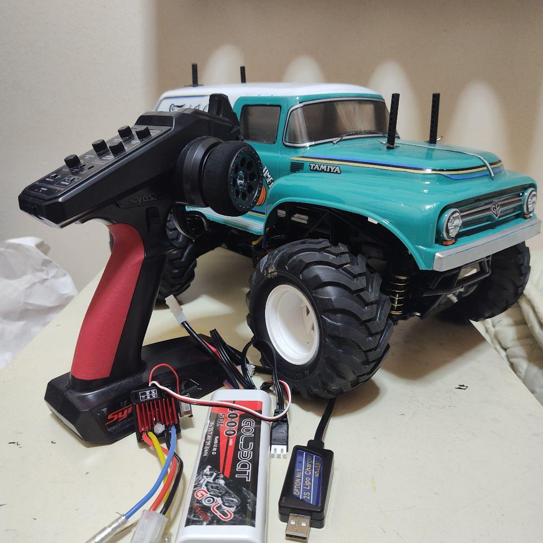 タミヤ　スカッシュバンGF-02　プロポ付 タミヤ 電動RCカーシリーズ 1/10RC スカッシュバン（GF-02シャーシ