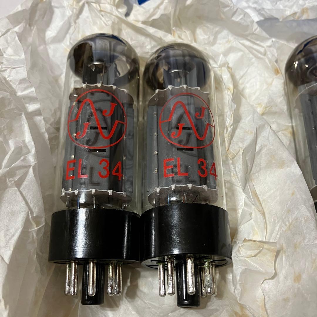 JJ EL34 真空管 マッチドペア×2セット 計4本