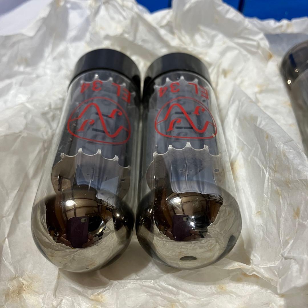 JJ EL34 真空管 マッチドペア×2セット 計4本