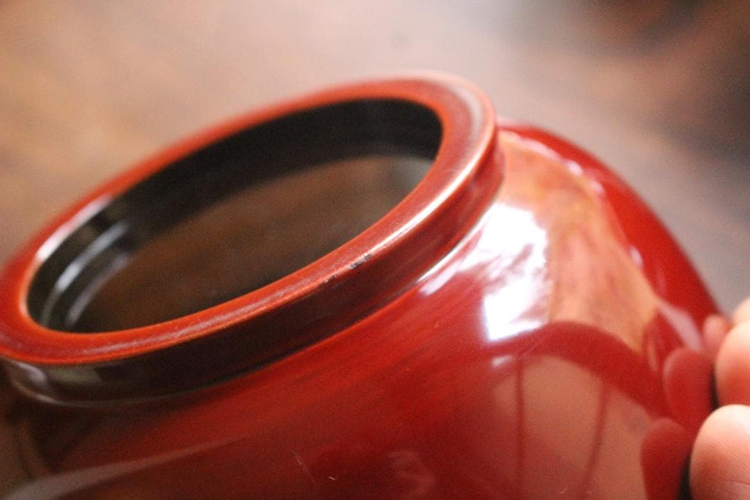 小傷あり！風情ある千筋糸目に極上桐花蒔絵の映えるお椀