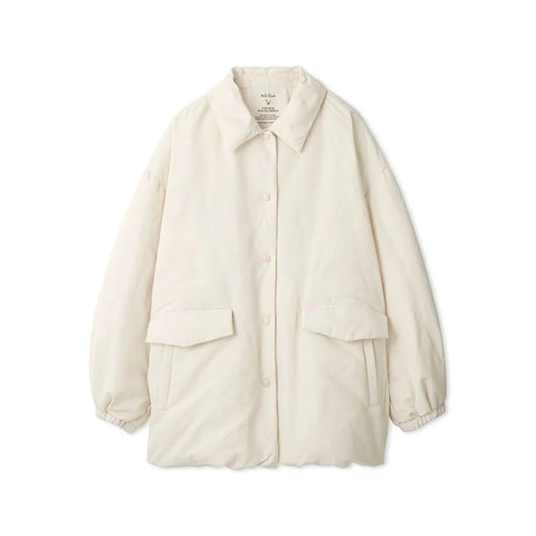 ステンカラーフレンチダウンAラインコート - メルカリ