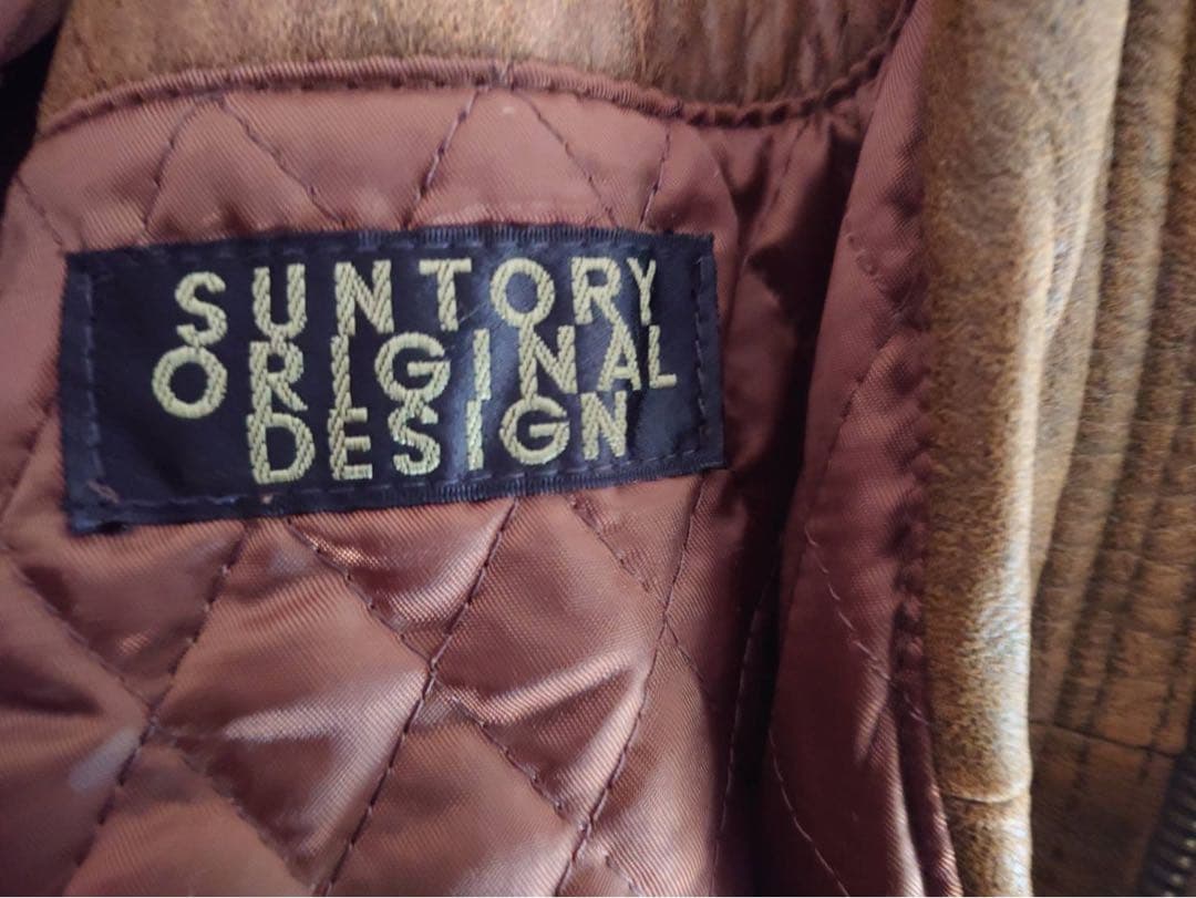マ*ー様 【ボスジャン】 サントリーBOSS 本革G1 フライトジャケット
