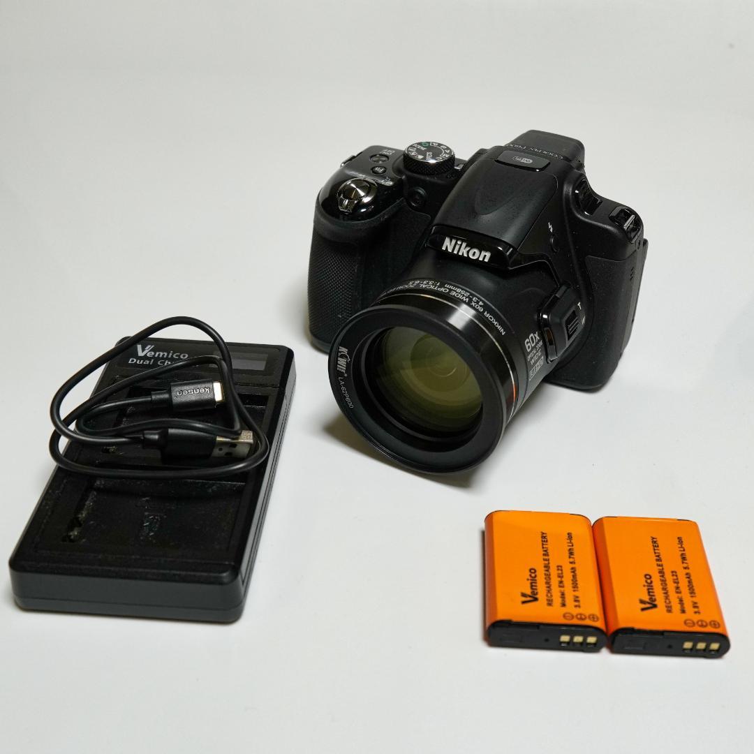 NIKON COOLPIX P600 光学60倍 【即撮影できるセット】