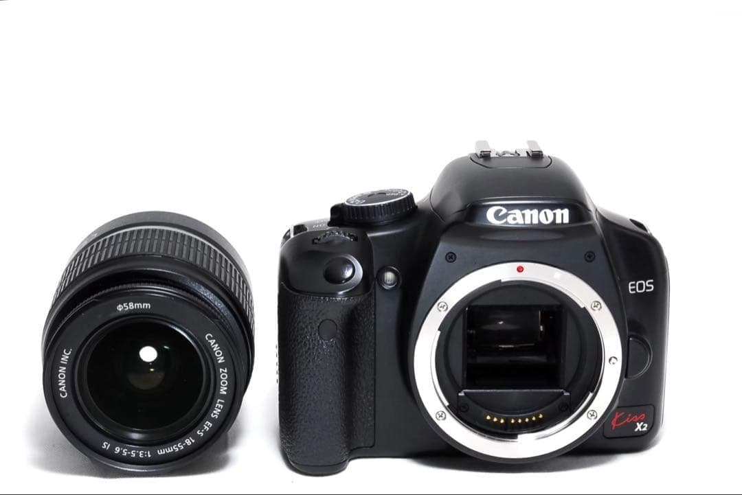 スマホ転送OK✨ Canon EOS Kiss X2 一眼レフ キャノン
