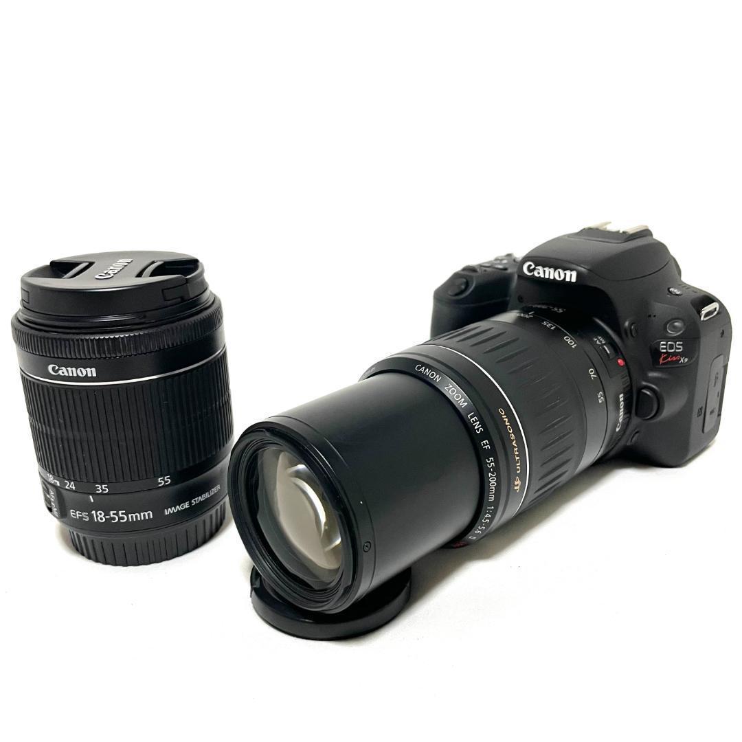 運動会に最適❣️ Canon Kiss X9 高速STM/USM Wレンズセット