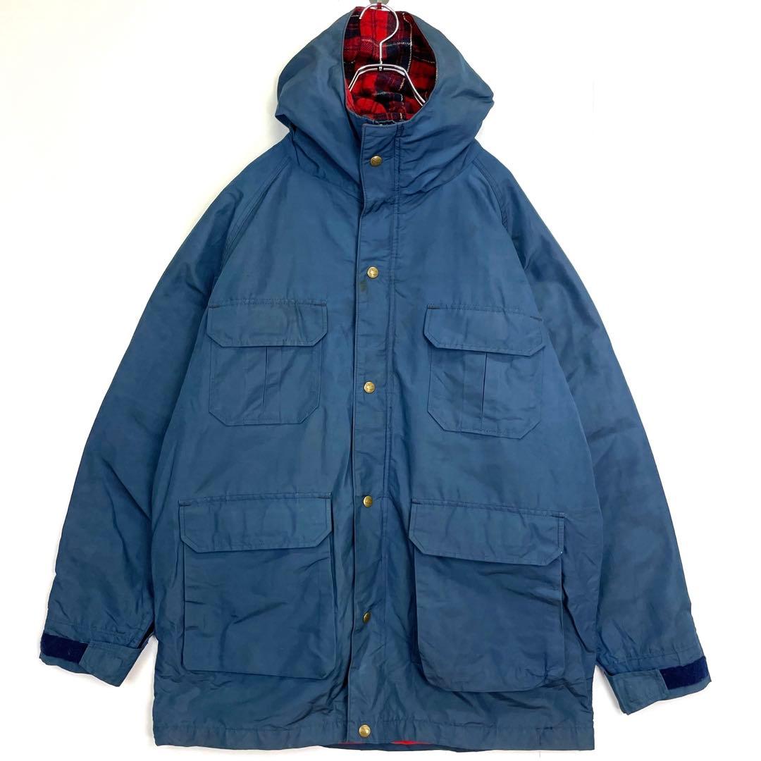 WOOLRICH ウールリッチ マウンテンパーカー チェック 裏地 70s - メルカリ