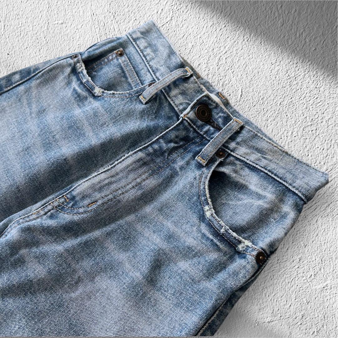 名品】moussy mvs flare 23インチ デニム フレアパンツ - メルカリ