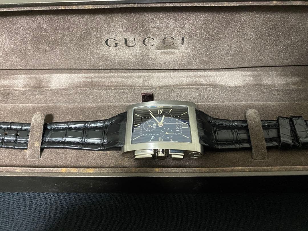 正規品】GUCCI グッチ 8600M クロノグラフ メンズ 腕時計 不動品
