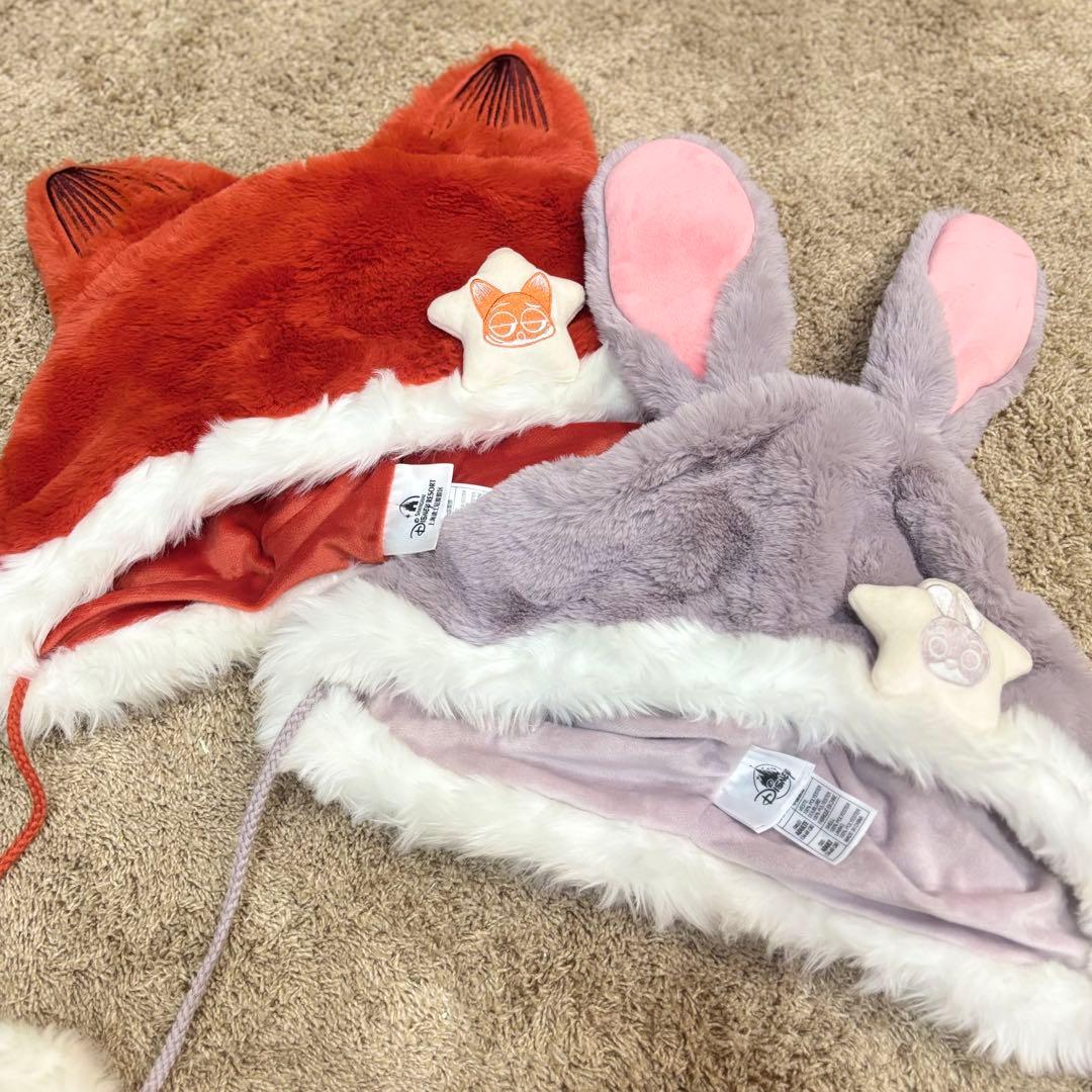 ズートピア 上海ディズニー ニック ジュディ ファンキャップ 2点セット