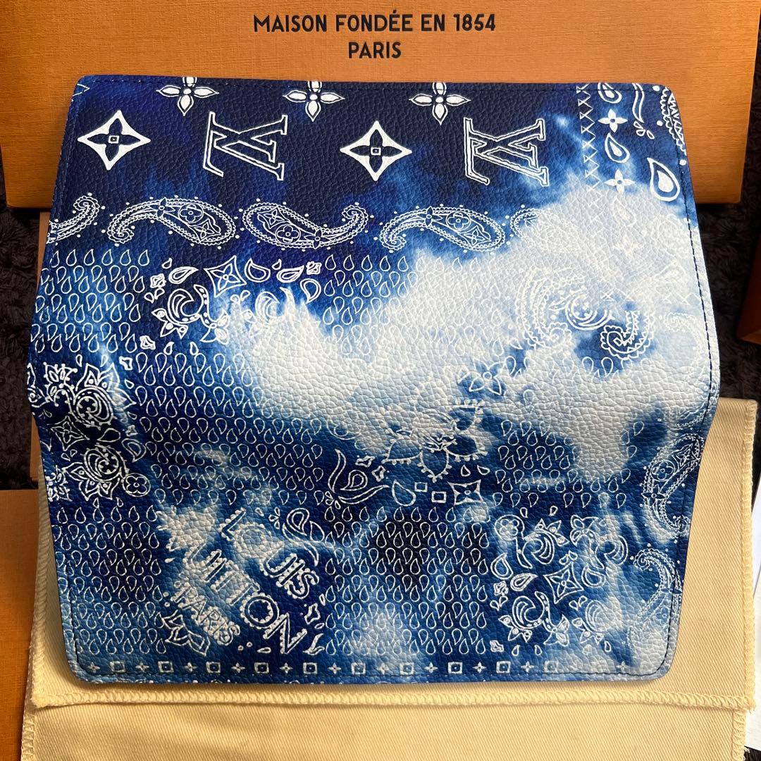 ルイヴィトン バンダナ ポルトフォイユ ブラザ M81405 ペイズリー 財布