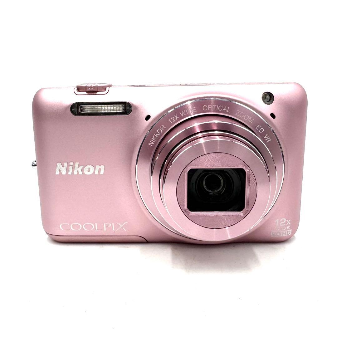 美品 ニコン NIKON Coolpix S6600 コンデジ ピンク