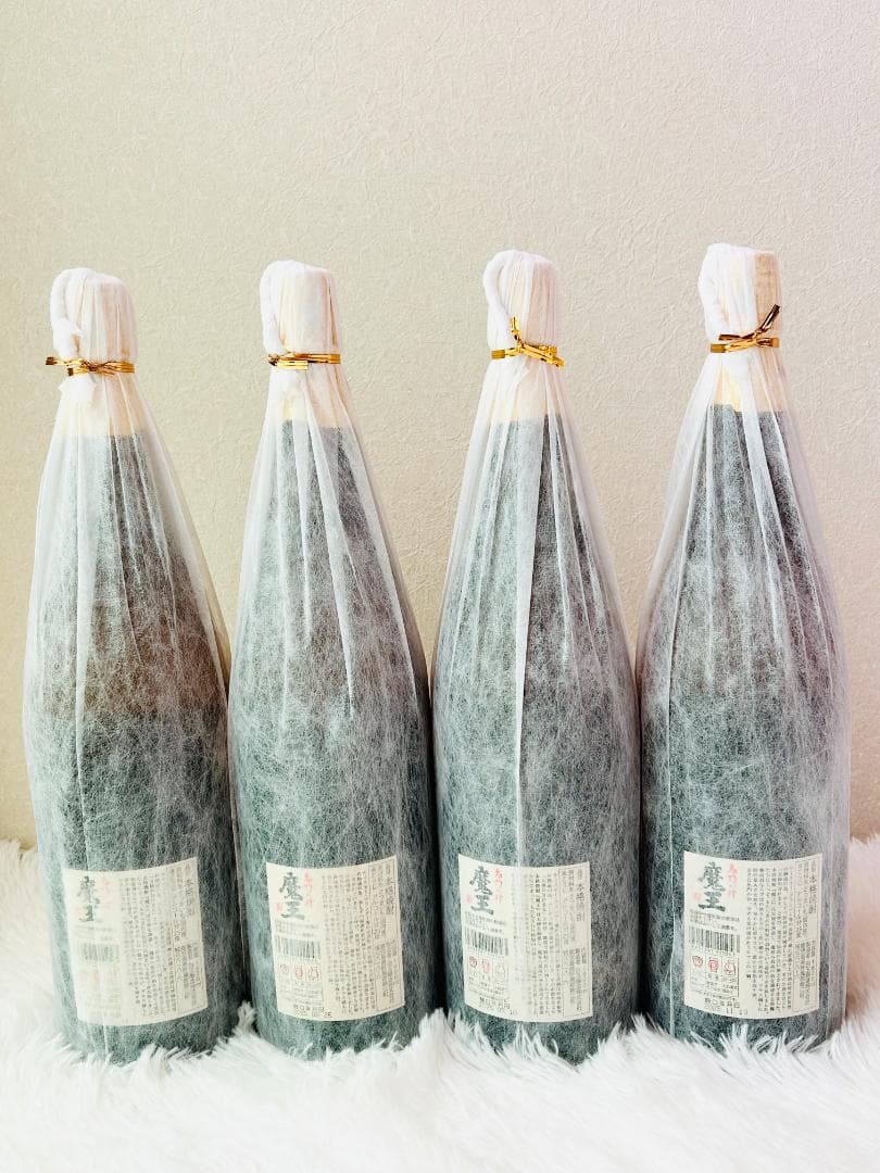 新品未開栓 2025年詰 白玉醸造 魔王1800ml 一升瓶4本セット 芋焼酎