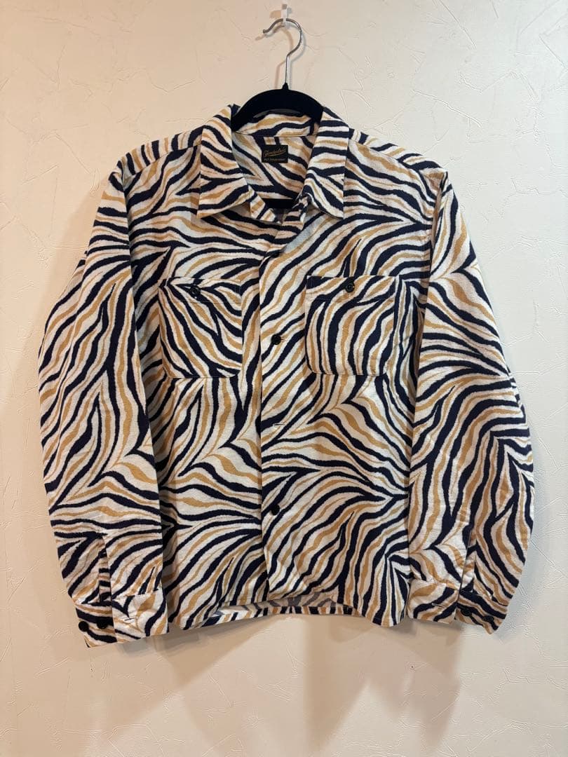 Tenderloin ゼブラ柄 長袖シャツ